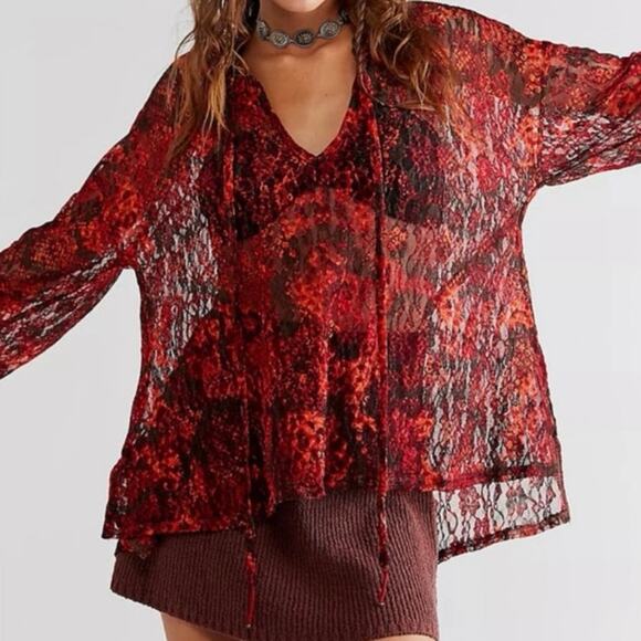 Free People Oversized Out For The Night In Hot Combo, XS, will fit M L XL NWT - Picture 1 of 7